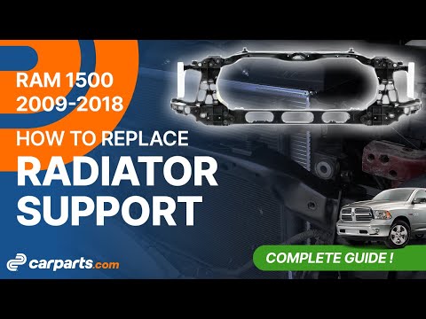 How to replace the Radiator Support 2009-2018 Dodge RAM 1500 🌡️