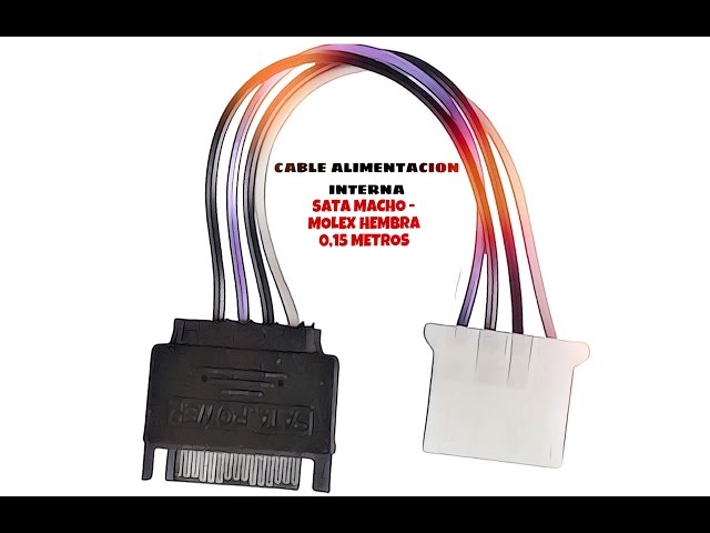 Vídeo relacionado con CABLEPELADO Cables de alimentación IDE Divisor | Duplicador Alimentación Molex | 2X Molex Macho a 1x Molex Hembra | 18 AWG | Apto para HDD, CD-ROM, DVD-ROM | 15 cm