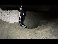 Chinese High Heel Over Knee Thigh Boots Girl Walking And Strangle In The Mud And Swamp Hardly