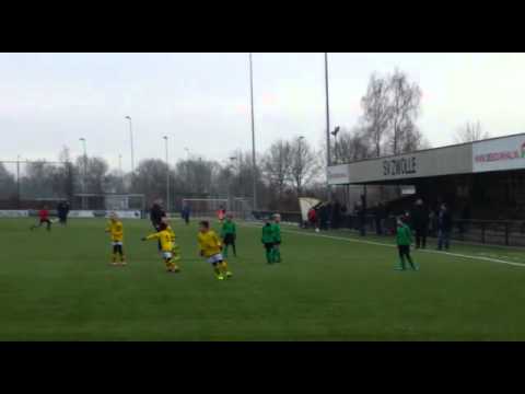 Doelpunt Koen Damman van SV Zwolle