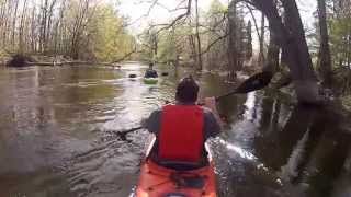 preview picture of video 'New GOPRO mount on kayak goes wrong.'