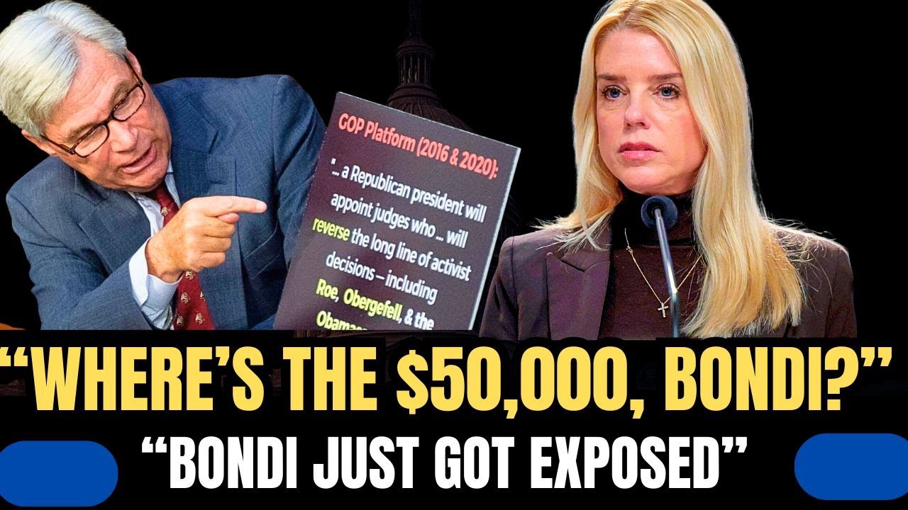 Whitehouse Exposes Bondi’s Evasions in Brutal DOJ Showdown