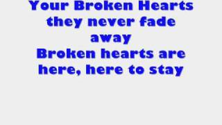 Greyson Chance - Broken Hearts Lyrics On Screen
