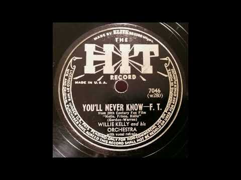 Willie Kelly & His Orchestra - You'll Never Know