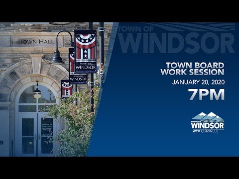 01/20/20 Town Board Work Session