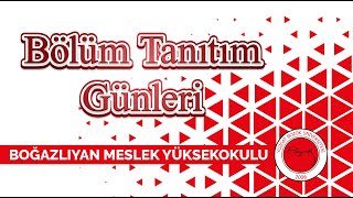 Yozgat Bozok Üniversitesi Bölüm Tanıtım Günleri Boğazlıyan Meslek Yüks