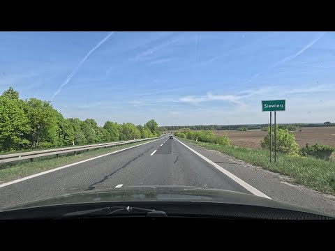 [A1/S1/DK91] Bytom - Pyrzowice - Podwarpie - Częstochowa (x4) | 4K