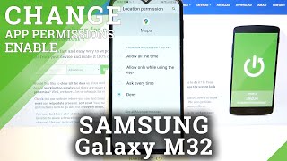 How to Manage App Permissions on SAMSUNG Galaxy M32 – Apps Settings