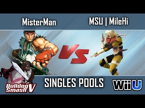 Bulldog Smash V Singles POOLS - MSU | MileHi vs MisterMan - WiiU