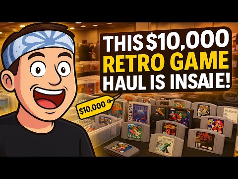 This $10,000 Retro Game Haul Is INSANE! - Reaction