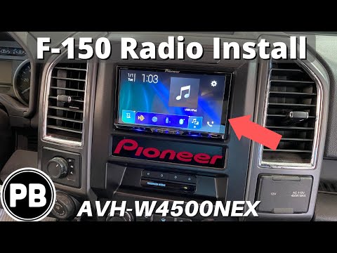 2015 - 2020 Ford F150 Radio Install (4\" to double din install)