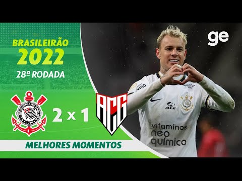 Gols e lances de Corinthians x Atlético-GO