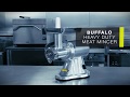 Video: Picadora de carne uso intensivo Buffalo CD400