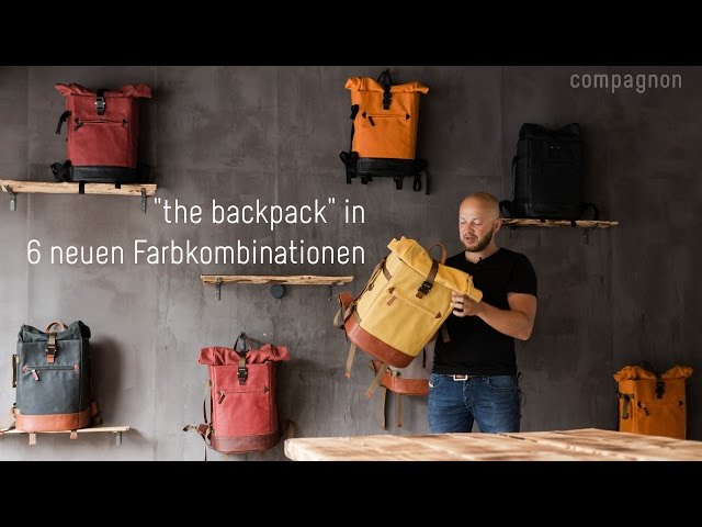 Video Teaser für compagnon "the backpack" in 6 new colour combinations