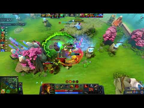 [DOTA 2 highlights] bristleback 4vs1 by @lalisa_m@
