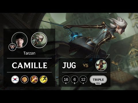 Camille Jungle vs Nidalee - KR Challenger Patch 9.24