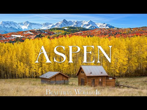 Aspen, Colorado 4K - Stunning Fall Foliage, Golden Aspens, and Majestic Mountain Views