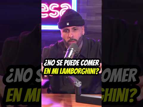#NickyJam cuenta lo que se puede hacer dentro de su #Lamborghini 😳