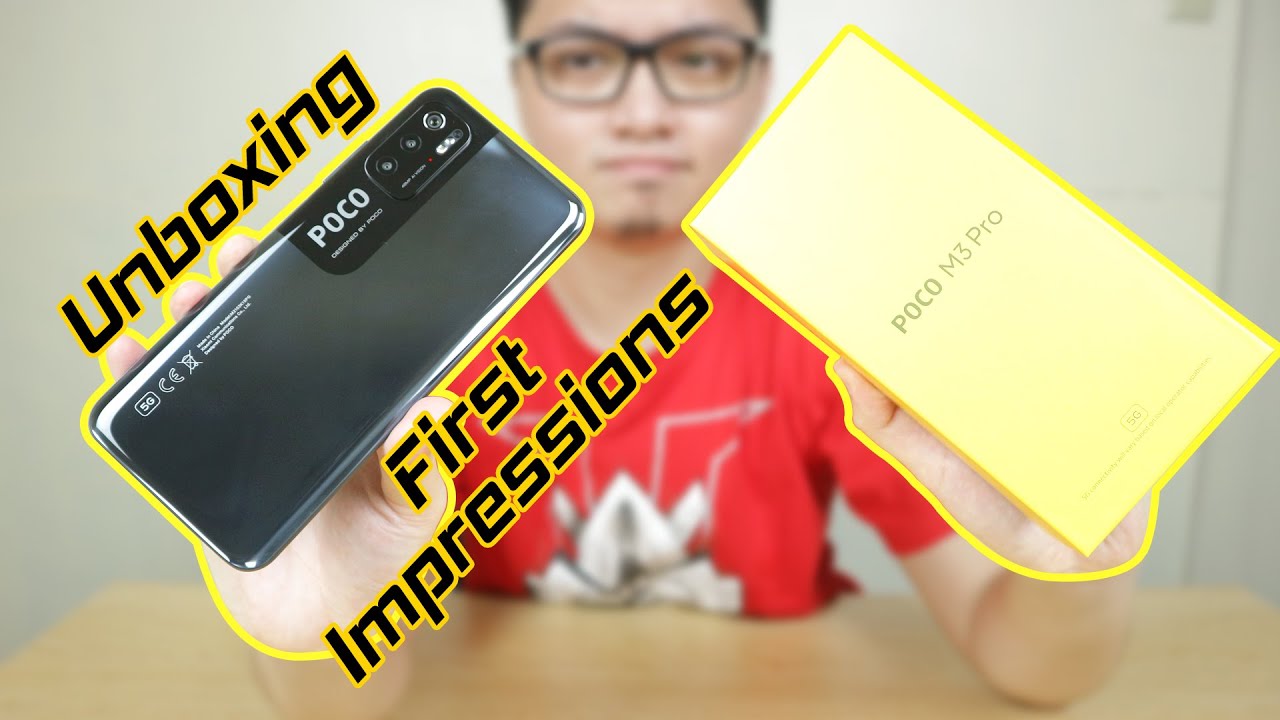 POCO M3 Pro Unboxing and First Impressions - Cheapest 5G Smartphone!