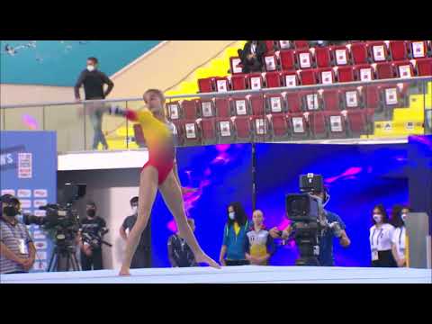 🥈 Maria Ceplinschi 🇷🇴 FX EF 12.900 2020 Junior European Championships 