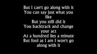 Rebecca Ferguson - Backtrack - Lyrics