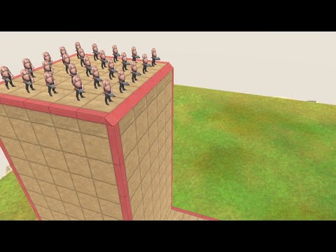 All Units Falling - Animal Revolt Battle Simulator