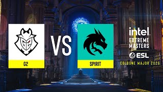 G2 vs. Spirit - IEM Cologne Major 2026 Playoffs - Quarter-final