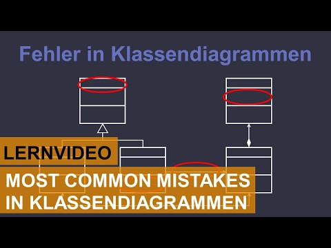 Häufige Fehler in Klassendiagrammen (UML) - MCM - Most Common Mistakes
