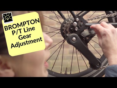 Brompton 4 speed derailleur gear adjustment