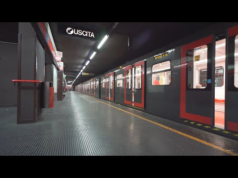 Italy, Milan, Metro ride from TURRO to GORLA