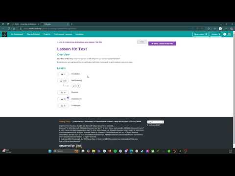 Code.org - CS Discoveries - Unit 3: Interactive Animations & Games: Lesson 10: Level 1