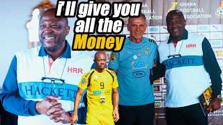 Ibrahim Mahama Pledges to give Money to Black Stars after Good Performance, Praises Carlos Queiroz