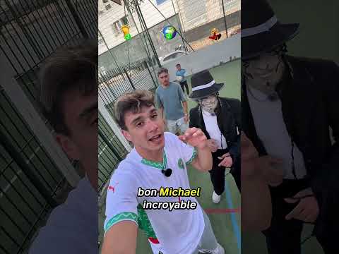 MICHAEL JACKSON EST IL BRÉSILIEN?!😳🇧🇷 #michaeljackson #freestyle #challenge #humour #football