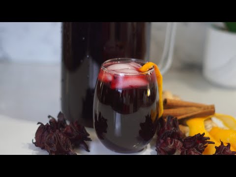 HOW TO MAKE SORREL JAMAICAN STYLE // HIBISCUS DRINK// SORREL DRINK@withoutfluffcooking