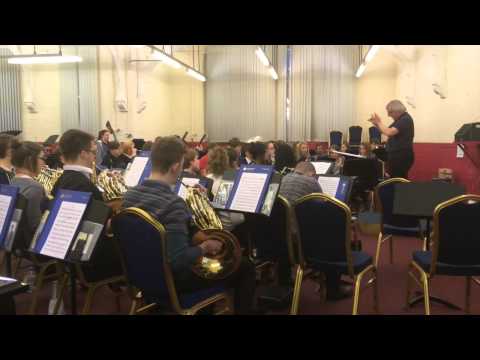 Bill Connor and NMPAT County Youth Concert Band in rehearsal 2 of 3