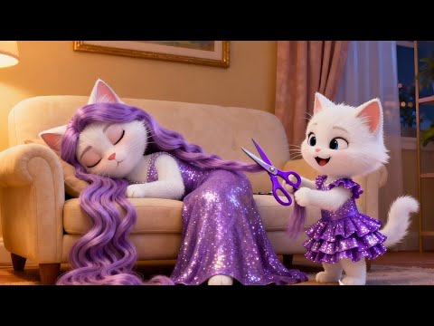 Cute Kitten Cuts Mom Cat’s Hair to Buy  Teddy Bear | AI Cat Story 🐾✂️🧸#CatStory #AiCatStory #AiCat 