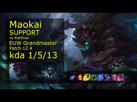 Rank 3 EUW Maokai: Support vs Karthus