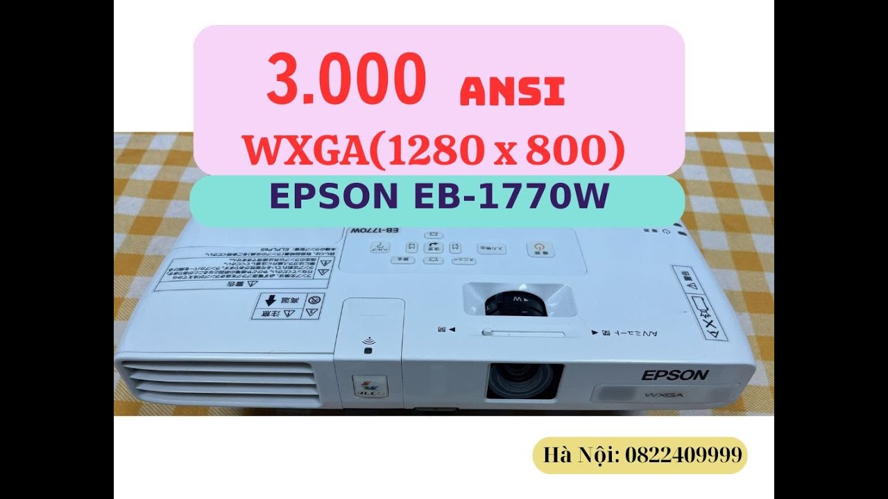 Máy chiếu cũ EPSON EB-1770W giá rẻ (50644L)