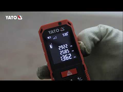 Лазерный дальномер YATO (YT-73126), 10 режимов, 0,2-40 м, ±2 мм Лазерный дальномер YATO (YT-73126), 10 режимов, 0,2-40 м, ±2 мм