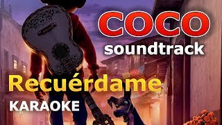 COCO - Recuérdame (Arrullo) - Gael Garcia Bernal KARAOKE con Letra
