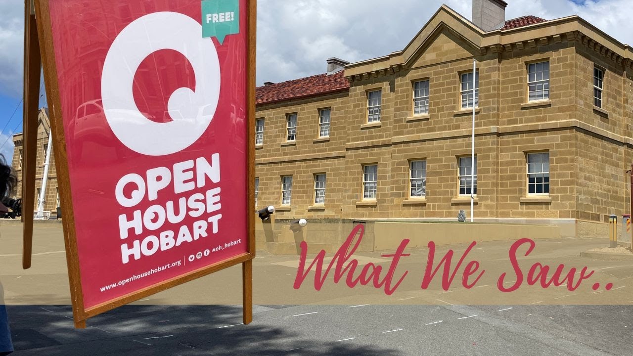 Join a traveler as she explores various sites during Open House Hobart.