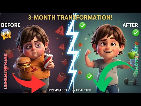 Healthy vs Unhealthy Kid | Amazing 3-Month Transformation Story for Kids | Healthy Habit Choices