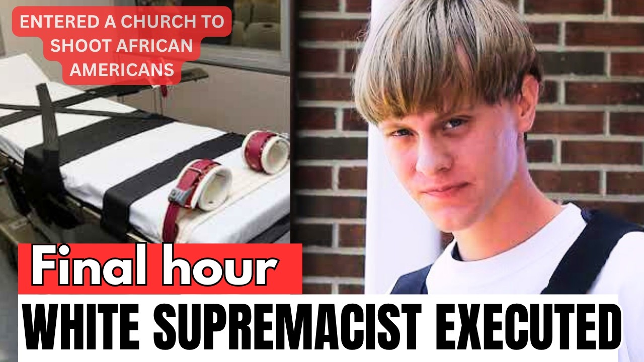 21-Year-Old White Supremacist About to Be Executed for Killing 9 African Americans in a Church…