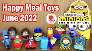 McDo June 2022 Happy Meal Minions The Rise of Gru Unboxing