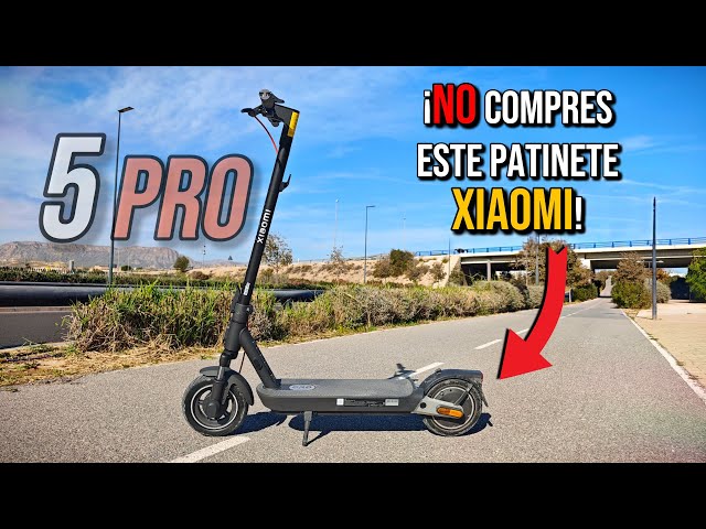 Vídeo relacionado con Xiaomi Electric Scooter 5 Pro ES+Speaker - Potencia máxima de 1000 W - 400 W, Autonomía de 60 km, Sistema de Doble suspensión, Pantalla LED Multifuncional (Versión ES)