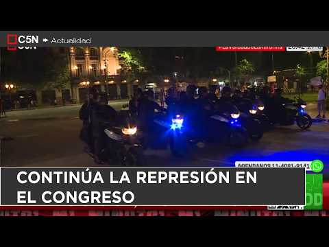 Repression continues in the National Congress