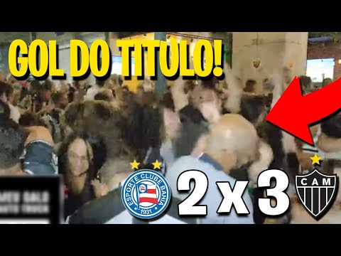 REAÇÃO TORCIDA DO GALO NO GOL DO TÍTULO - ATLÉTICO-MG CAMPEÃO