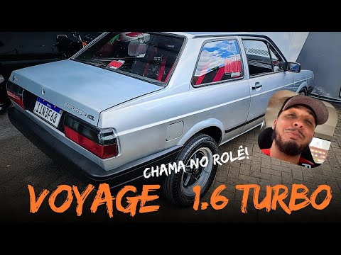 VOYAGE 1.6 TURBO CARBURADO | CHAMA NO ROLÊ @Lucasborgesturbo 
