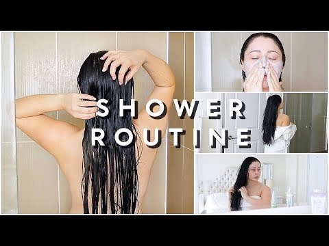 MY SHOWER ROUTINE HAIR CARE 2018