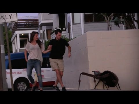 Crazy Giant Spider Prank Behind The Scenes & Extras!!